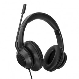 Targus AEH102GL kuulokkeet ja kuulokemikrofoni Langallinen Pääpanta Puhelut Musiikki USB A-tyyppi Musta