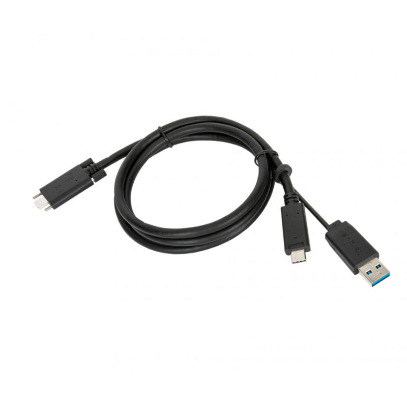Targus ACC1135GLX USB-kaapeli 1,8 m USB 3.2 Gen 1 (3.1 Gen 1) USB C Musta