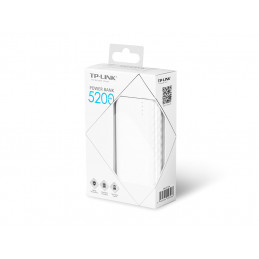 TP-Link TL-PB5200 akku- ja paristolaturi 5200 mAh Sininen, Valkoinen