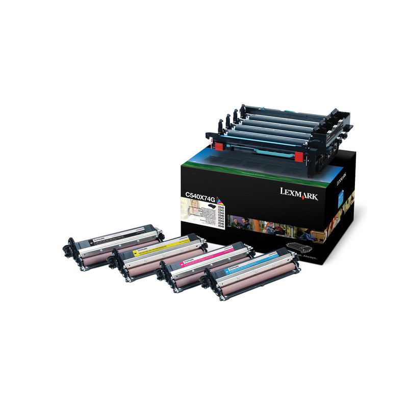 Lexmark C540X74G värikasetti Alkuperäinen Musta, Syaani, Magenta, Keltainen