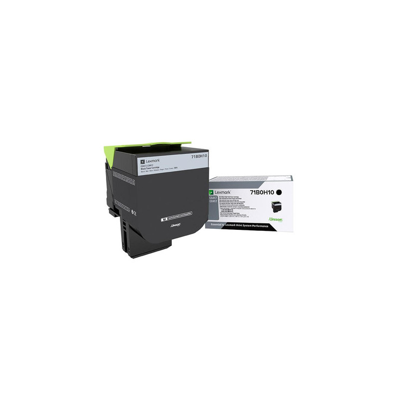 Lexmark 71B0H10 värikasetti 1 kpl Alkuperäinen Musta