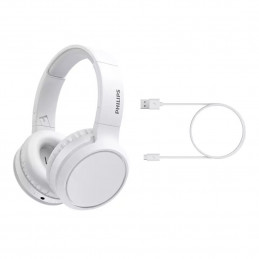 Philips 5000 series TAH5205WT 00 kuulokkeet ja kuulokemikrofoni Langaton Pääpanta Musiikki USB Type-C Bluetooth Valkoinen