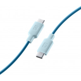 Cellularline Stylecolor USB-kaapeli 1 m USB C Sininen