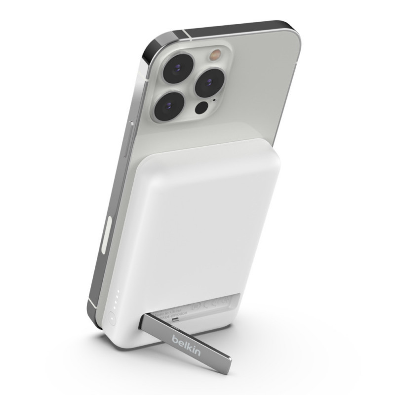 Belkin BPD004btWT 5000 mAh Langaton lataaminen Valkoinen