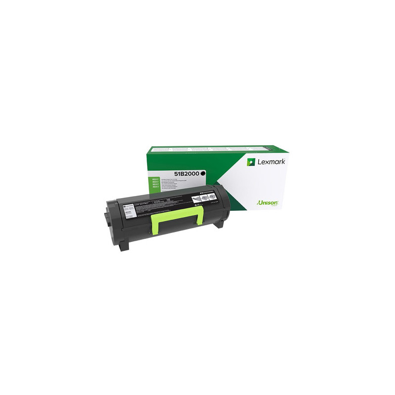 Lexmark 51B2000 värikasetti Alkuperäinen Musta