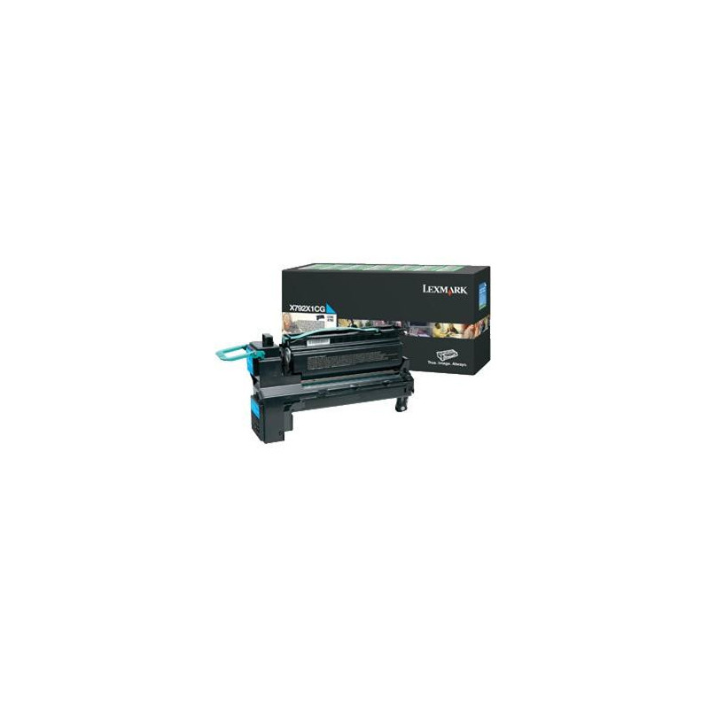 Lexmark X792X1CG värikasetti 1 kpl Alkuperäinen Syaani
