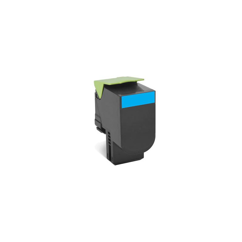 Lexmark 80C2HCE värikasetti 1 kpl Alkuperäinen Syaani