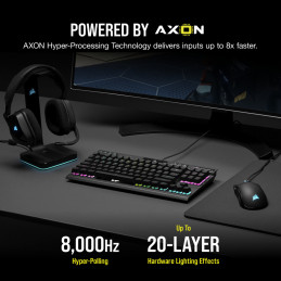 Corsair  K70 TKL Champion serijos klaviat?ra (CH-911901A-NA) näppäimistö