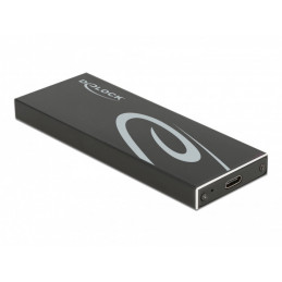 DeLOCK 42003 tallennusaseman kotelo SSD-kotelo Musta M.2