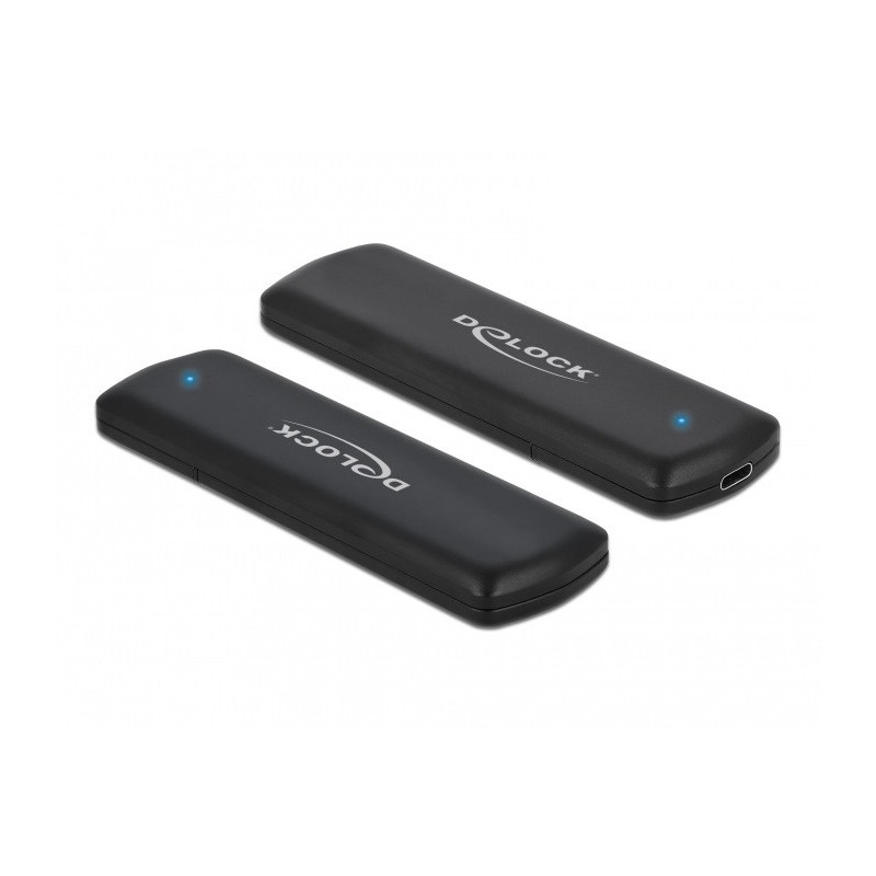DeLOCK 42633 tallennusaseman kotelo SSD-kotelo Musta M.2