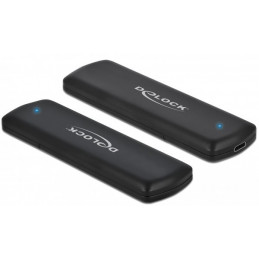 DeLOCK 42615 tallennusaseman kotelo SSD-kotelo Musta M.2