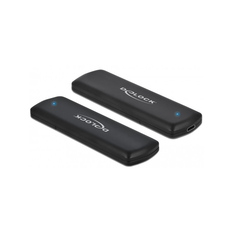 DeLOCK 42615 tallennusaseman kotelo SSD-kotelo Musta M.2