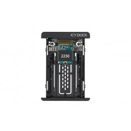 RaidSonic MB705M2P-B tallennusaseman kotelo SSD-kotelo Musta M.2