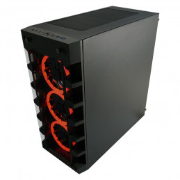 LC-Power Gaming 709B - Solar_System_X Midi Tower Musta