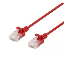 Deltaco UUTP-1006 verkkokaapeli Punainen 0,3 m Cat6a U UTP (UTP)