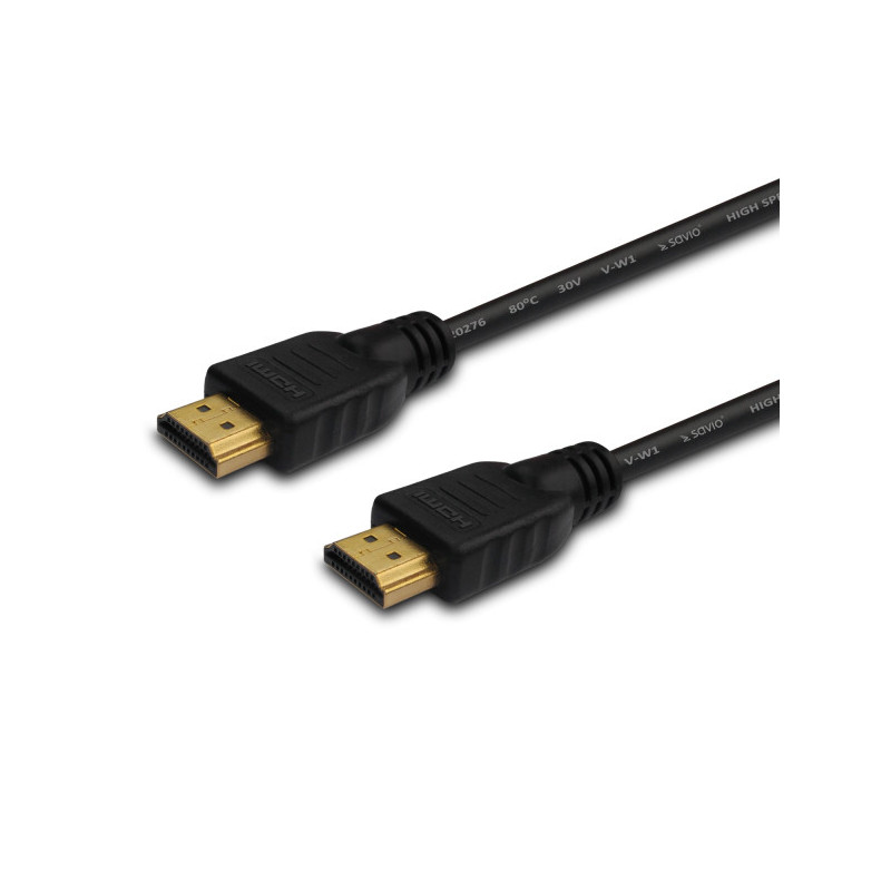 Savio CL-06 HDMI-kaapeli 3 m HDMI-tyyppi A (vakio) Musta