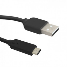 Qoltec 50488 USB-kaapeli 1,2 m USB 2.0 USB A USB C Musta