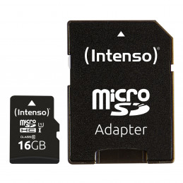 Intenso 3424470 muistikortti 16 GB MicroSD UHS-I Luokka 10