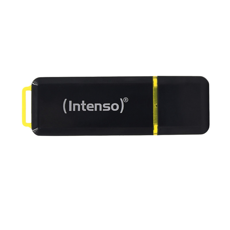 Intenso High Speed Line USB-muisti 64 GB USB A-tyyppi 3.2 Gen 1 (3.1 Gen 1) Musta, Keltainen
