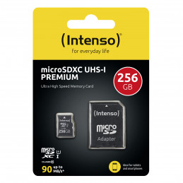 Intenso microSD Karte UHS-I Premium 256 GB Luokka 10