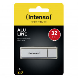 Intenso Alu Line USB-muisti 32 GB USB A-tyyppi 2.0 Hopea
