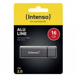 Intenso Alu Line USB-muisti 16 GB USB A-tyyppi 2.0 Antrasiitti