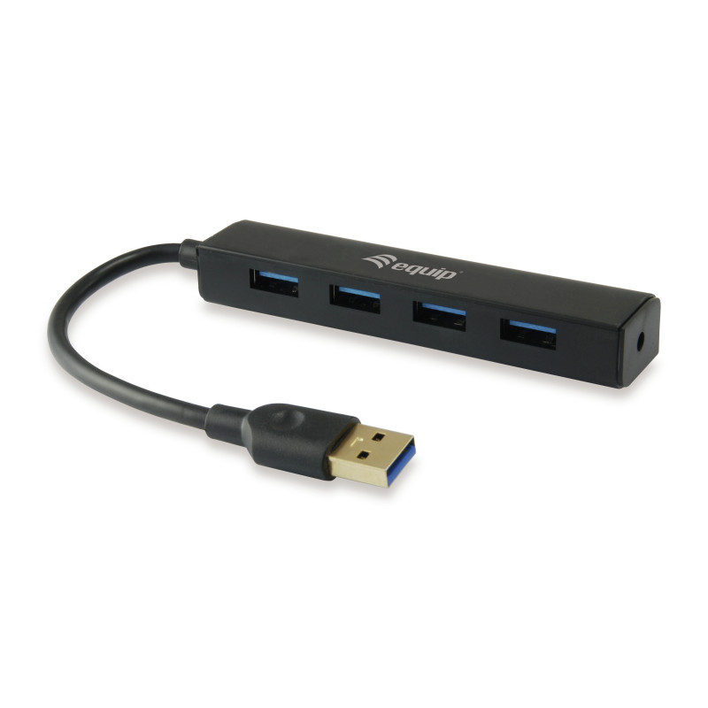 Equip 128953 keskitin USB 3.2 Gen 1 (3.1 Gen 1) Type-A 5000 Mbit s Musta