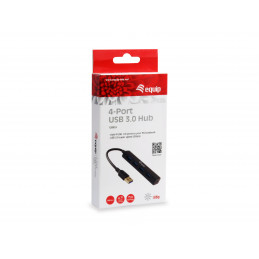 Equip 128953 keskitin USB 3.2 Gen 1 (3.1 Gen 1) Type-A 5000 Mbit s Musta