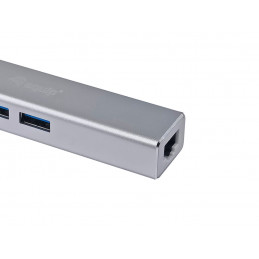 Equip 133481 keskitin USB 3.2 Gen 1 (3.1 Gen 1) Type-C 5000 Mbit s Hopea