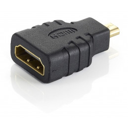 Equip 118915 kaapelin sukupuolenvaihtaja microHDMI HDMI Musta