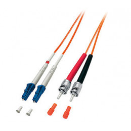 Equip LC ST 50 125μm 10m valokuitukaapeli OM2 Oranssi