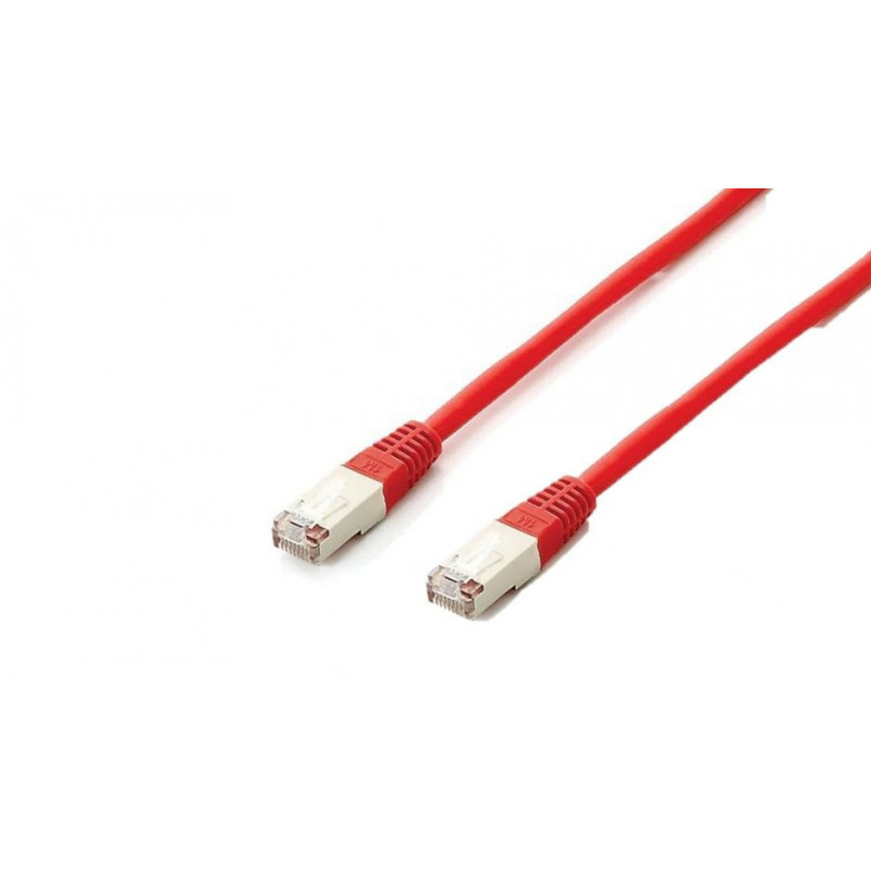 Equip 605627 verkkokaapeli Punainen 0,5 m Cat6a S FTP (S-STP)