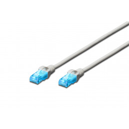 Digitus Cat5e, 0.25m verkkokaapeli Harmaa 0,25 m U UTP (UTP)