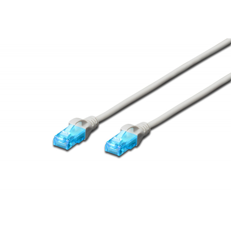 Digitus Cat5e, 0.25m verkkokaapeli Harmaa 0,25 m U UTP (UTP)