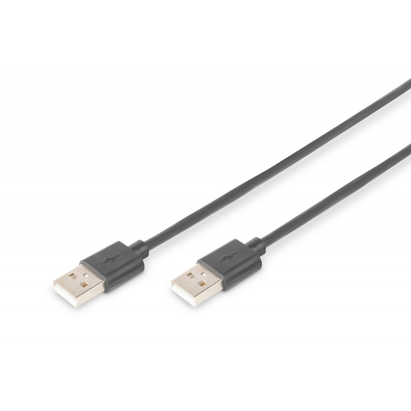 Digitus 1.0m USB 2.0 A A USB-kaapeli 1 m USB A Musta