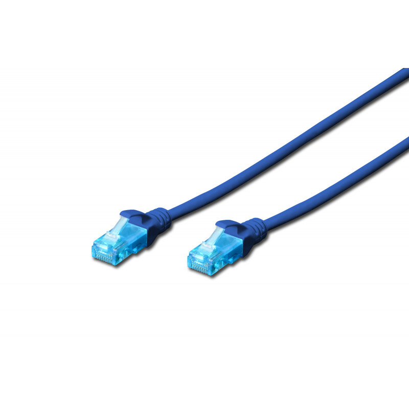 Digitus Premium CAT 5e U-UTP verkkokaapeli Sininen 5 m Cat5e U UTP (UTP)