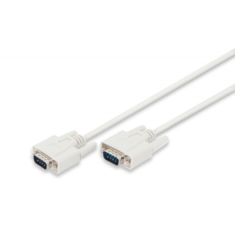 Digitus AK-610107-020-E sarjakaapeli Beige 2 m DSUB, 9-pin