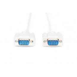 Digitus AK-610107-020-E sarjakaapeli Beige 2 m DSUB, 9-pin