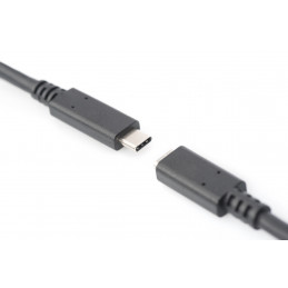 Digitus AK-300210-007-S USB-kaapeli 0,7 m USB 3.2 Gen 1 (3.1 Gen 1) USB C Musta