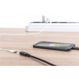Digitus AK-300210-007-S USB-kaapeli 0,7 m USB 3.2 Gen 1 (3.1 Gen 1) USB C Musta