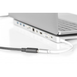 Digitus AK-300210-007-S USB-kaapeli 0,7 m USB 3.2 Gen 1 (3.1 Gen 1) USB C Musta