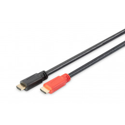 Digitus HDMI A  M 15.0m HDMI-kaapeli 15 m HDMI-tyyppi A (vakio) Musta