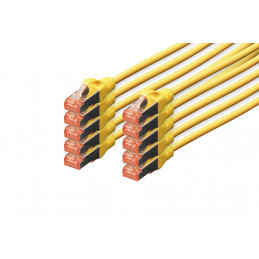 Digitus Professional verkkokaapeli Keltainen 3 m Cat6 S FTP (S-STP)