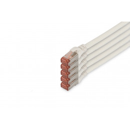 Digitus DK-1644-100-WH-5 verkkokaapeli Valkoinen 10 m Cat6 S FTP (S-STP)