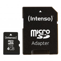 Intenso 3403450 muistikortti 4 GB MicroSDHC Luokka 4