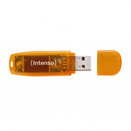 Intenso Rainbow Line USB-muisti 64 GB USB A-tyyppi 2.0 Oranssi