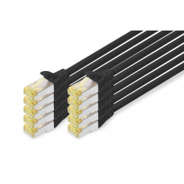 Digitus DK-1644-A-0025-BL-10 verkkokaapeli Musta 0,25 m Cat6a S FTP (S-STP)