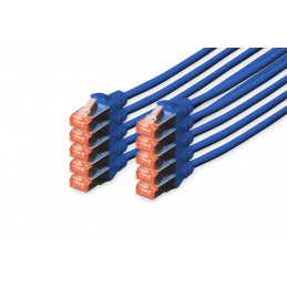 Digitus DK-1644-050-B-10 verkkokaapeli Sininen 5 m Cat6 S FTP (S-STP)