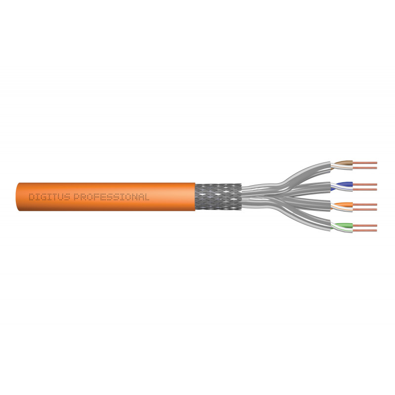 Digitus DK-1743-VH-250 verkkokaapeli Oranssi 250 m Cat7 S FTP (S-STP)