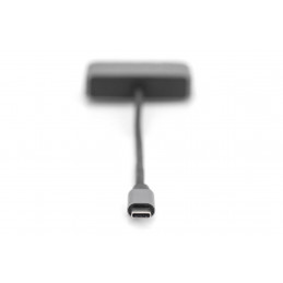 Digitus DA-70827 videokaapeli-adapteri 0,2 m USB Type-C DisplayPort + VGA Musta